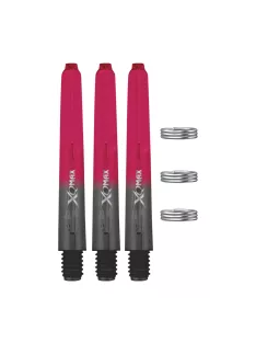 Dart szár XQMax 41mm, fekete-piros-átlátszó