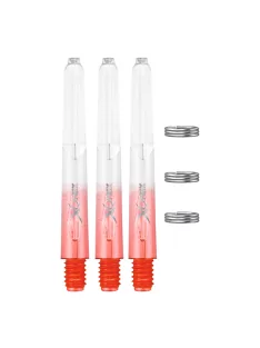 Dart szár XQMax 48mm, hosszú, piros-átlátszó