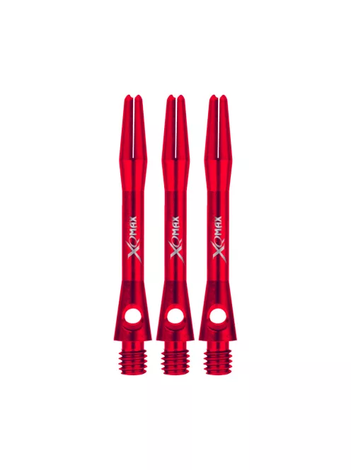 Dart szár XQMax alumínium 35mm, piros, rövid