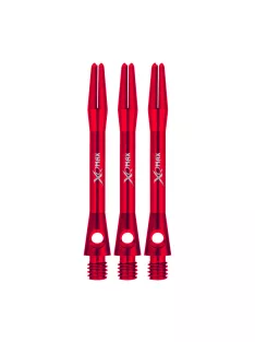 Dart szár XQMax alumínium 47mm, piros, hosszú