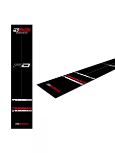   Red Dragon rubber dart mat with top soft carpet layer 300*65cm
