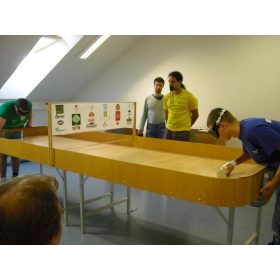Ping-pong table for visually impaired