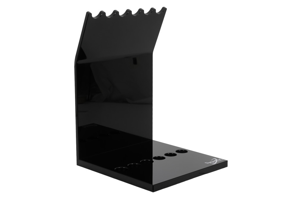 dákótartó állvány Dynamic 6 db dákóhoz, akrilüveg, fényes fekete