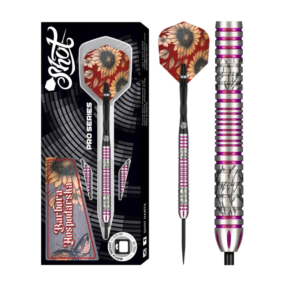 darts szett Shot steel, Barbora Hospodarska 2.0, 23gr, 90%