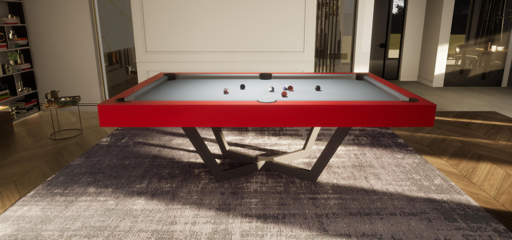 Northstar pool biliárd asztal, Emilio Breton, 7' méretben, 4 féle választható test színben